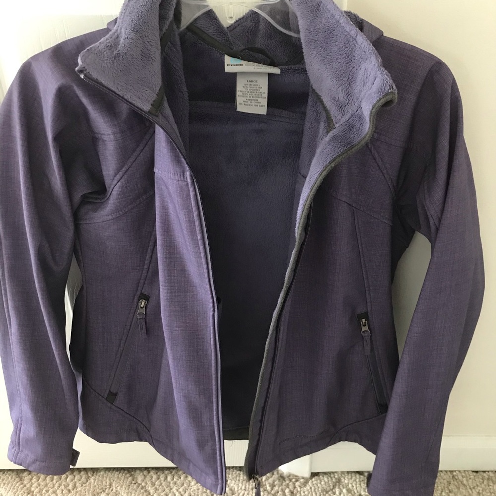 Women’s Large Plum/Eggplant Free Country Jacket